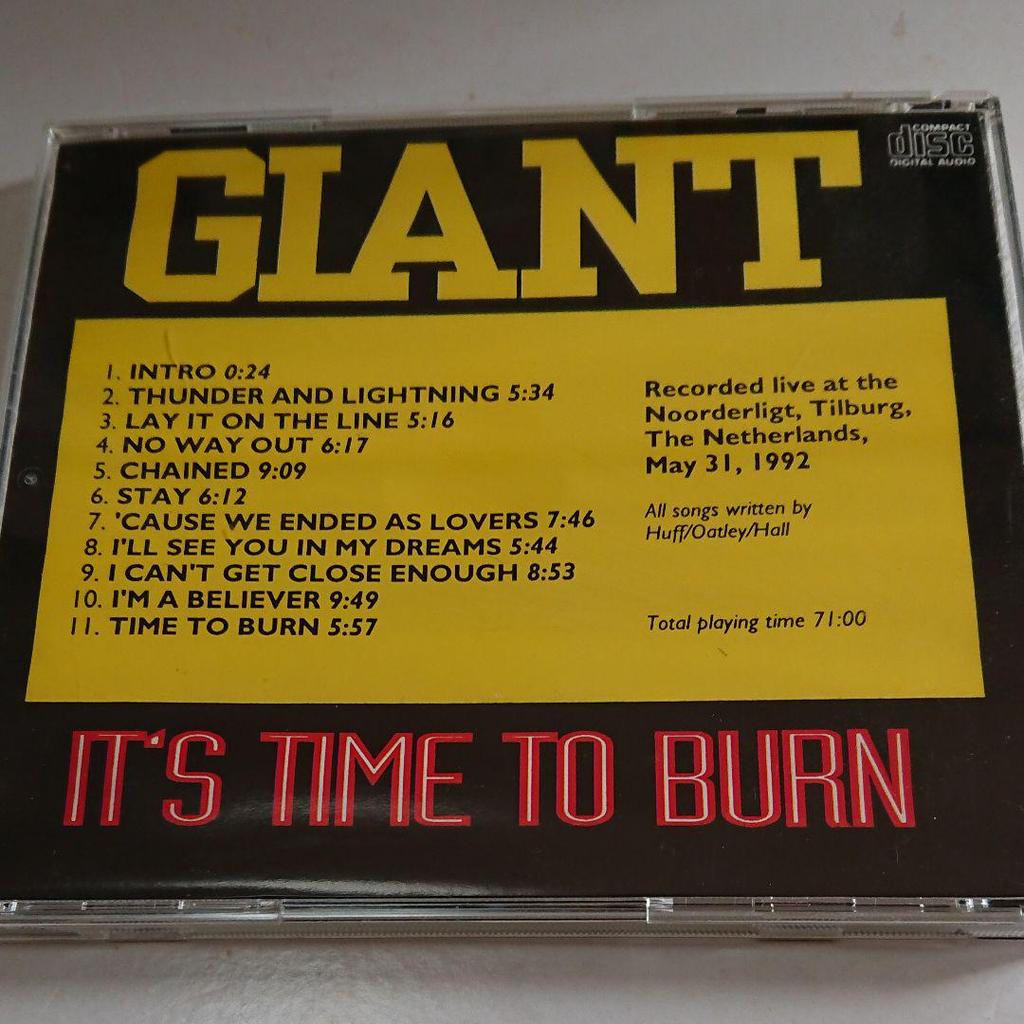 [USED] Precious sound source GIANT /It's Time to Burn