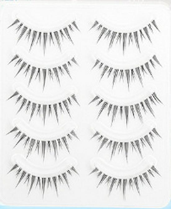 

Натуральные цельные накладные ресницы - Цельный пучок и утонченный дизайн пламя .