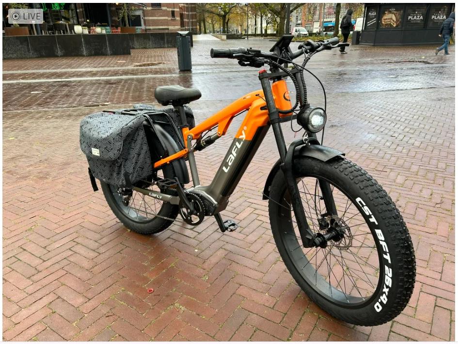 New Ebike LAFLY-X800 1500W 48V 20AH 26 Inch 4.0 Fat Tyre Off-road Electric Bike Men's Mountain Bike Snowmobile Electric Bike