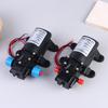 Mini elektrisk membranpump 120Psi 60W 5L/Min Högtryck DC 12V Självsugande för Vatten Tvättmaskin Sprutning