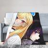 Japan Anime Marin Kitagawa Throw Blanket for Couch Soft Fuzzy Plush Blanket 50x60 Inch Multi-size Bedspreads for All Seasons