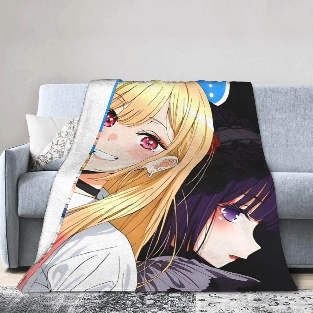 Japan Anime Marin Kitagawa Throw Blanket for Couch Soft Fuzzy Plush Blanket 50x60 Inch Multi-size Bedspreads for All Seasons