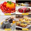 12 Pieces Individual Molds Pudding Mold Cups Mini Chocolate Melting Pan Non-Stick Cupcake Cake