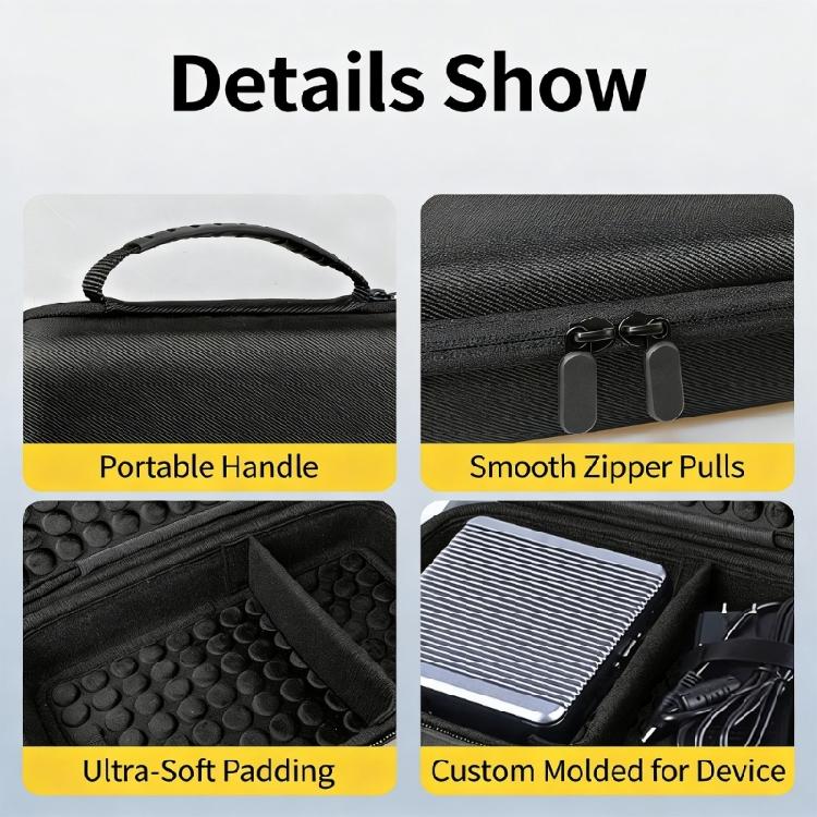Mini ITX PC Computer Host Carrying Pouch With Water Resistant Exterior And Spacious Interior