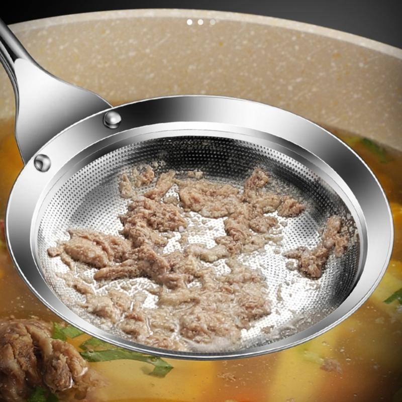 Stainless Steel Fine Mesh Strainers for Kitchen,Colander Skimmer with Long Handle Sieves Sifters for Food,Rice,Oil