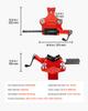 VEVOR Heavy-Duty Pipe Chain Vise, 1/2" - 8" Pipe Capacity, 34.6" Rugged Chain & Cast Iron Base