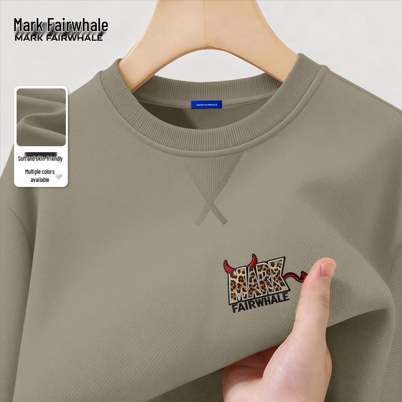 MARK FAIRWHALE Men s JMK Leopard Devil Round Neck Sweatshirt XL