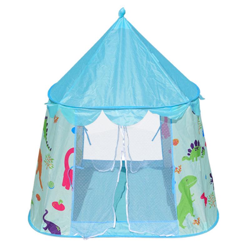 Children s Blue Dinosaur Tent Playhouse: Indoor/Outdoor Portable Play Toy
