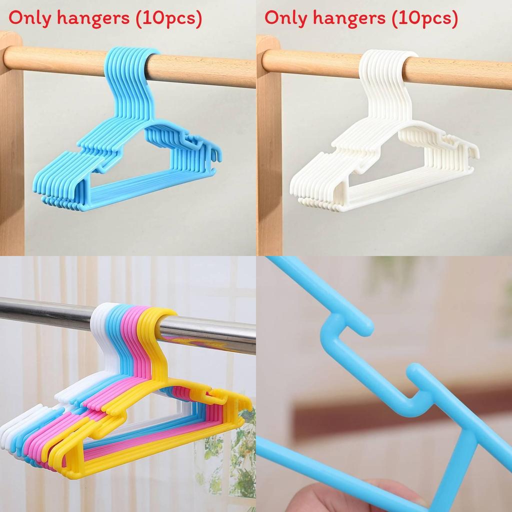 Plastic Wardrobe Hangers With Slot Design For Home Closet Use