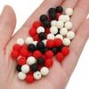 30pcs 8mm Mixed Colors Frosted Acrylic Beads Round Loose Spacer Beads for Necklace Bracelet Keychain DIY Jewelry Craft Making Beads