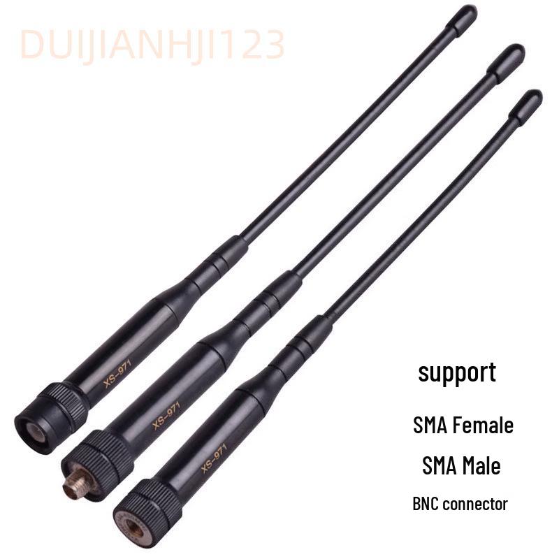 Dual-Band XS-971UV High-Gain Walkie-Talkie Antenna with SMA BNC Q9 Connector