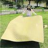 Outdoor Picnic 150200cm Three-Layer Thickened Yellow and Plaid for Picnics and