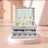 Portable Jewelry Box European Princess Travel Korean Hand Jewelry Jewelry Bag Earrings Ring Small Storage Box