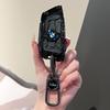 BJYM4 Racing Style Metal Car Key Case Fob Cover for BMW X1 X3 X5 X6 X7 3 5 6 7 Series G20 G30 G11 F15 F16 G01 G02 F48 2016-2023