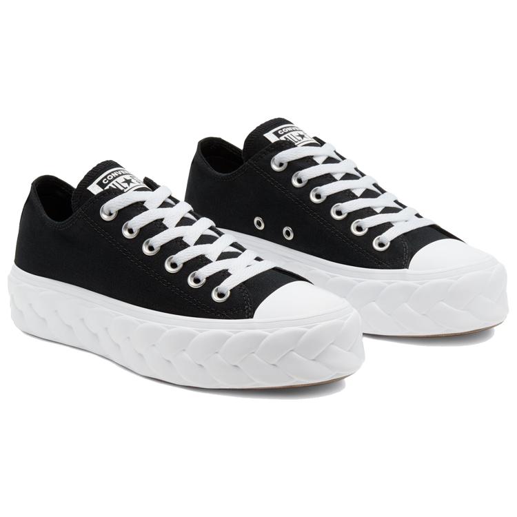 Chuck Taylor All Star Wmns Converse Basse 'Runway Cable - Nero' Donna 568894C