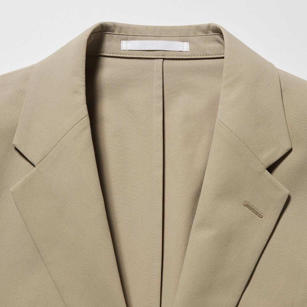 Uniqlo Japan Impressive Jacket 2 Way Stretch  Cotton Like  Sleeve Length 2cm Short  Dress Length 1cm Short  Can Be Set Up