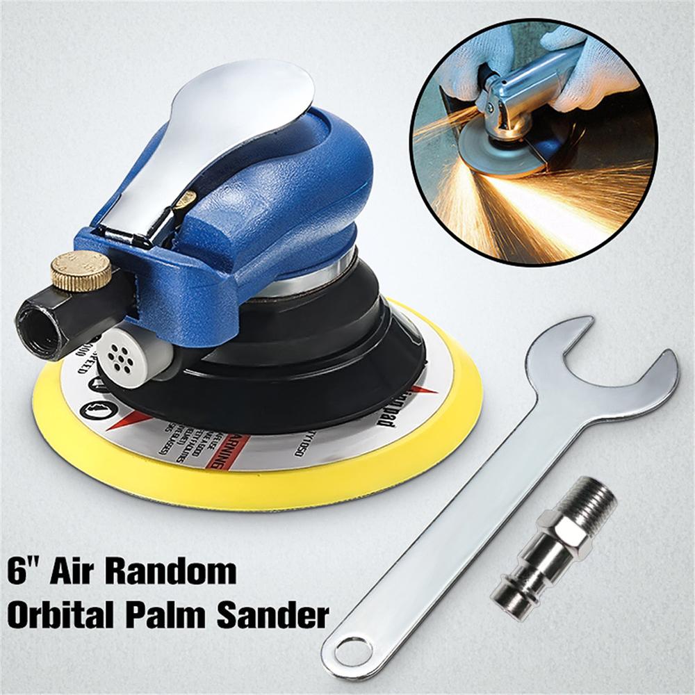 6in Palm Sander High Speed Random Orbital Palm Sander for Waxing Polishing