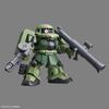 SD Gundam Cross Silhouette Zaku II plastic model color-coded