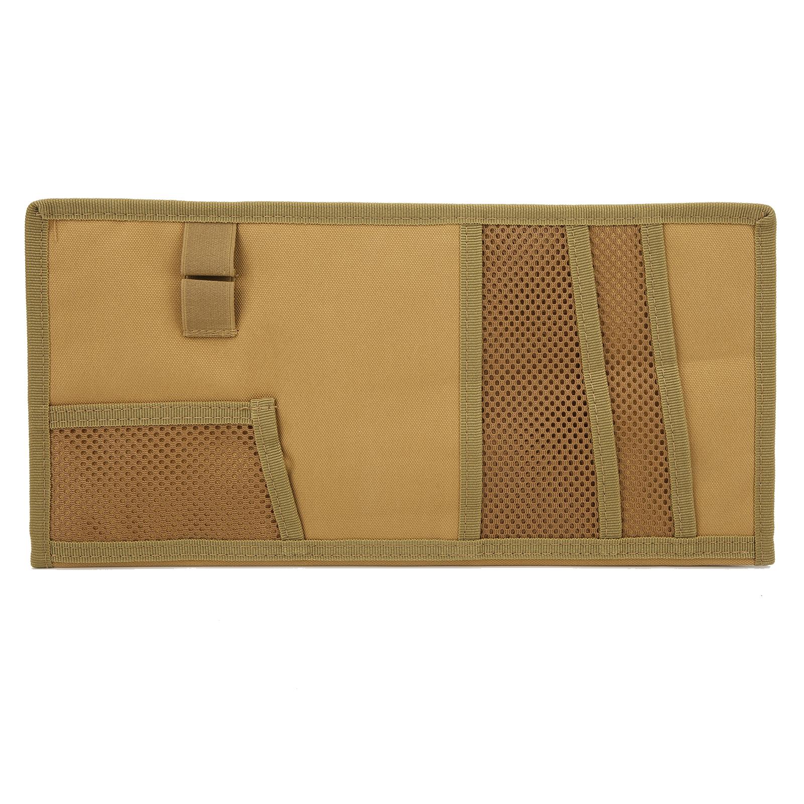 

Автомобильный солнцезащитный козырек сумка для хранения HighCapacity Oxford Cloth для автомобилей грузовиков внедорожников пикапов(хаки ) хаки