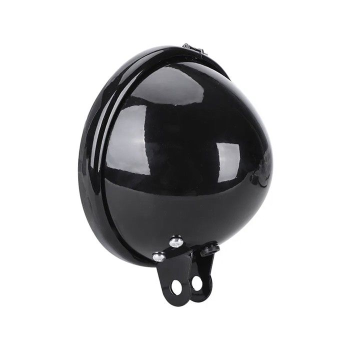 Boîtier de phare LED moto 5,75" pour Harley Davidson Craftride HG2 noir