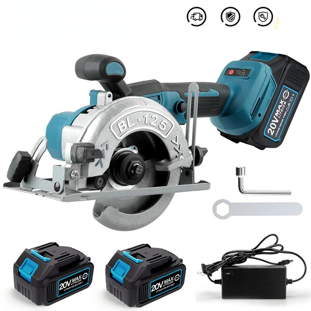 6500r/min Handheld Woodworking Tool Brushless Circular Saw Cordless Portable Electric Saw Adjustable Wood Cuttiing Machine