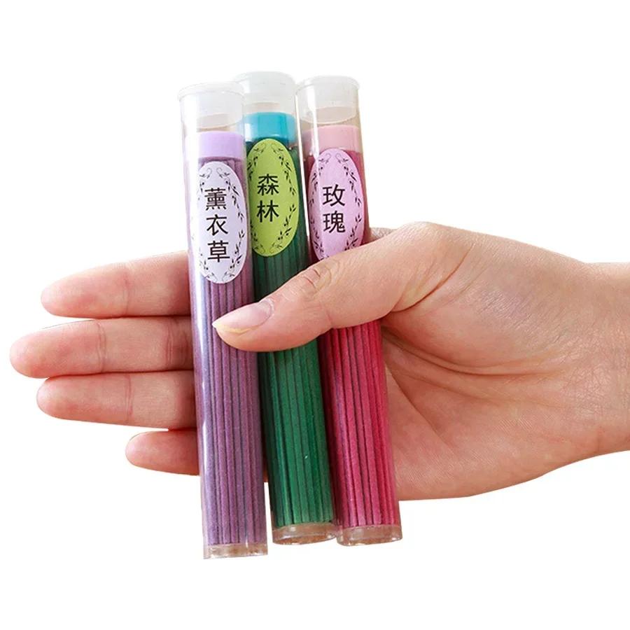 

1Bottle / 50 Sticks Incense Burner Fragrance Spices Natural Aroma Sandalwood Air Freshener Lavender