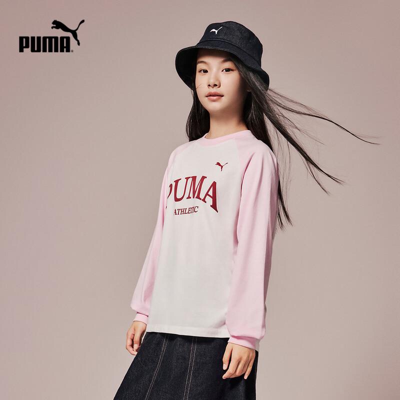 Puma Kids' Letter Print Long-Sleeve T-Shirt