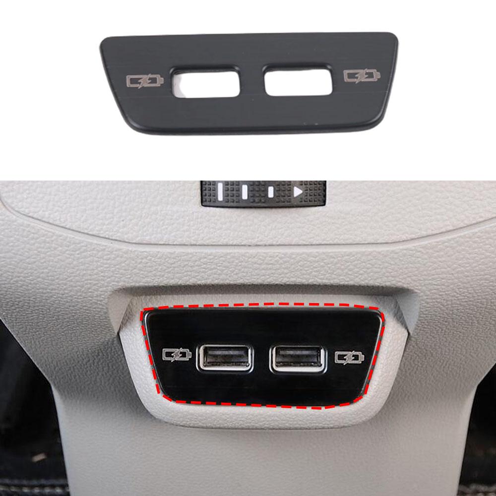 Stainless Steel Gear Box Panel Cover Brushed Black Door Audio Speak Sound Trim Frame For Volkswagen VW T-cross Tcross -