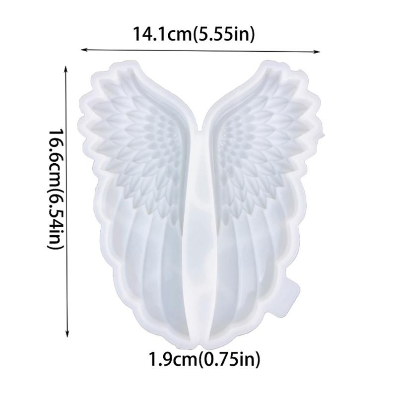 Angel Wing Decorations Mold Wall Hangings Epoxy Mould Silicone Mold for Resin Crafts Unique Wall Embellishments Mold