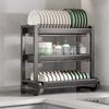 Yingbai 3-Tier Countertop Dish Drying & Storage Rack