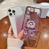 Candy Bear Stand Glitter Phone Case For Huawei Y8S Y9S Y6P Y7A Y7 Y9 Prime Y9 P Smart Z Plus 2019 2021 P40 P30 Lite Soft Cover