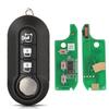 Jingyuqin 2/3 Buttons Delphi BSI /Marelli 434Mhz ID46 Car Remote Key For Abarth 500 595 500 124 695 5CC 71752289 6000628973