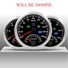 Car Truck Boat 85mm Digital Red Backlight GPS Speedometer w/Tachometer 0-200MPH