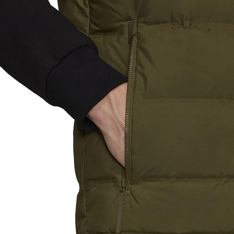 Adidas Gray Duck Down Breathable Hooded Sleeveless Down Vest Men vest GT9208