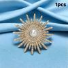 Gorgeous Luxury Sunflower Brooch Retro Personalized Pin  Party Romantic Jewelry Accessories Charm Trendy Gift Unique