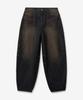 MINAV Deep Wide Balloon Denim Pants [Black]