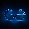 Glowing glasses LED gadget party funny blue frames St. Andrew's Day