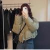Women's Trendy 2024 Wash-Free PU Leather Down Jacket - Small, Thickened Short Style