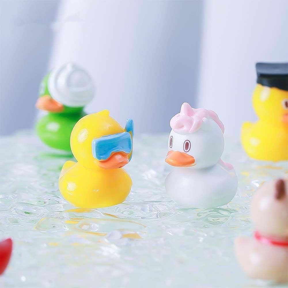 DIY Duck Figurines Miniature Cute Micro Landscape Decoration  Home Desktop Decor