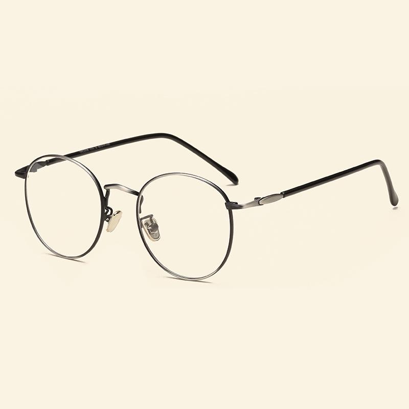 

Retro Metal Round Frame Korean Fashion Eyeglasses