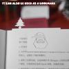 Christmas Cute Bear Mini 3D Note Pad Calendar Desktop Decor 3D Memo Block Paper Notes Novel Gift for Office Home Desk Decoration