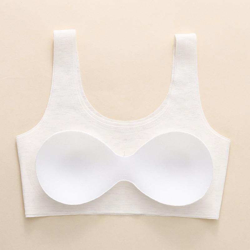 Cotton Vest Style Developmental Training Bra For Young Teen Girls