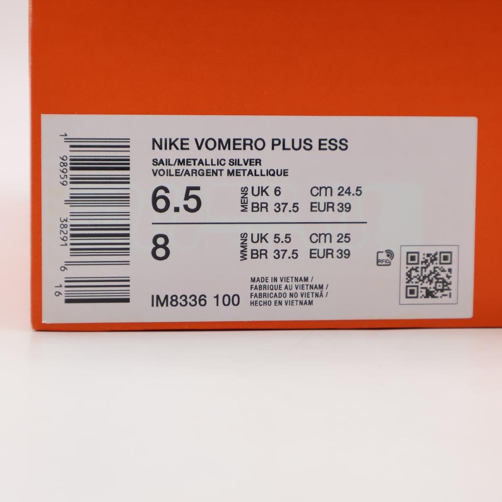 IM8336-100 Nike Vomero Plus Sail Coconut Milk Light Khaki Metallic Silver(Men's)