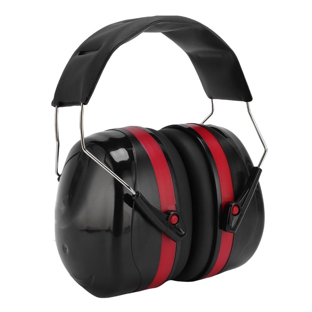 Noise Reduction Ear Muff Ergonomic Headband Foldable 27dB Sound Blocking Headphone for Industry School