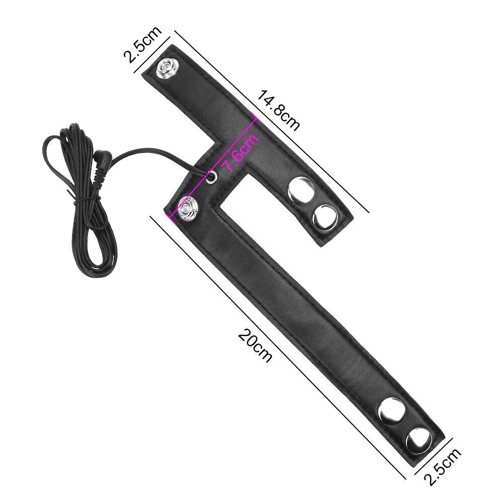 Electric Shock Penis Stimulator Orgasm Cock Rings Medical Themed Sex Toys for Men Discharge Penis Massager Extender