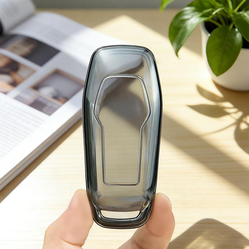 Transparent Black Tpu Fit For Ford Mustang Edge Explorer Fusion Mondeo Kuka Smart Auto Key Fob Cover Case 3 4 Button Mount Auto Accessories