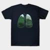 Men Black Print T-shirt Breathe No-Cut Transfer Paper Print Cotton Tshirt