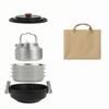 6 Pieces Camping Cookware Set Space Saving for Hiking