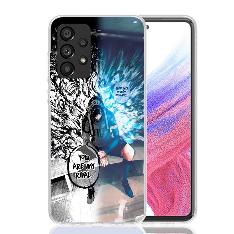 

Blue Lock Football Anime Phone Case for Samsung Galaxy A52 A51 A50S A12 A22 A32 A72 A10S A30S A31 A71 Note 20 Ultra 10 Plus S10 Samsung A22 5G