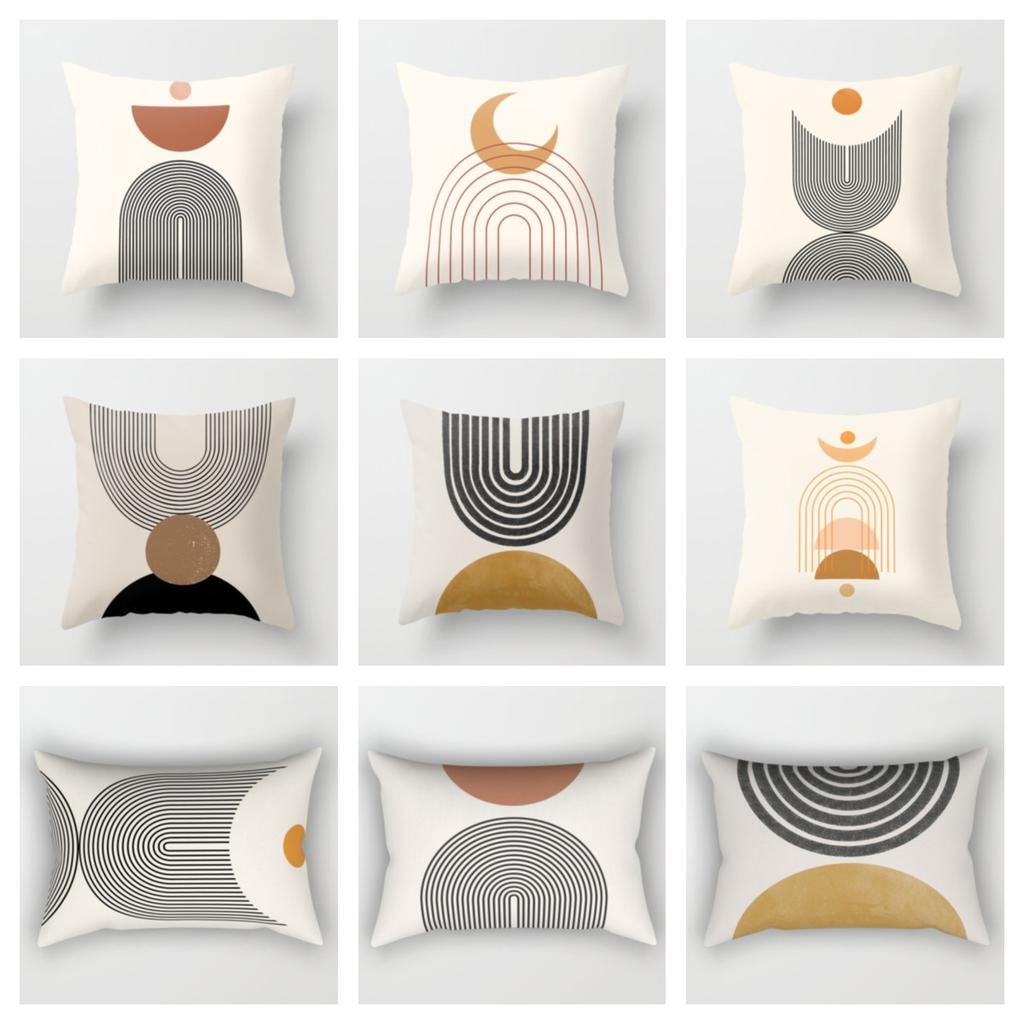 Modern geometric abstraction plush pillowcase,cushion covers 40x40,45x45,50x50,60x60,Throw pillowcase home Decoration